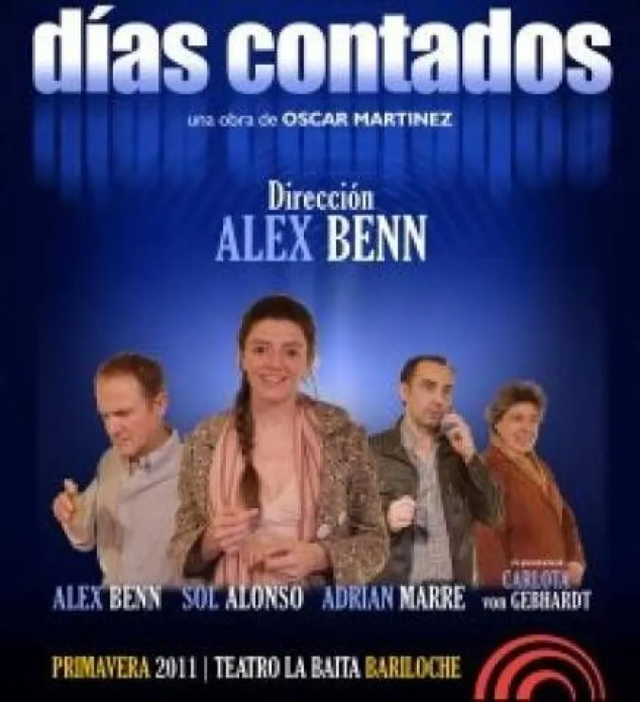 "Días contados" de Oscar Martínez en el Teatro La Baita