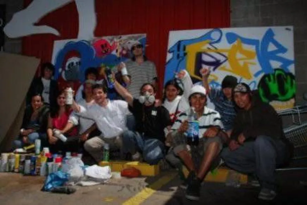 El arte "graffitero" llegó a Bariloche