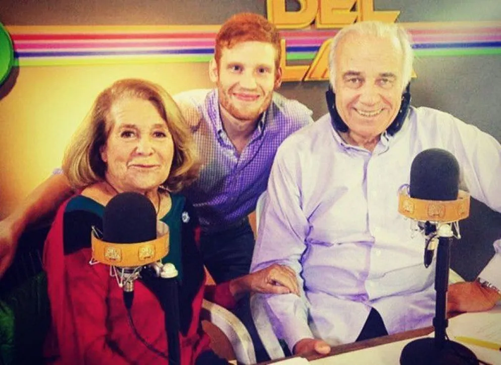 Juan, con Mónica y César