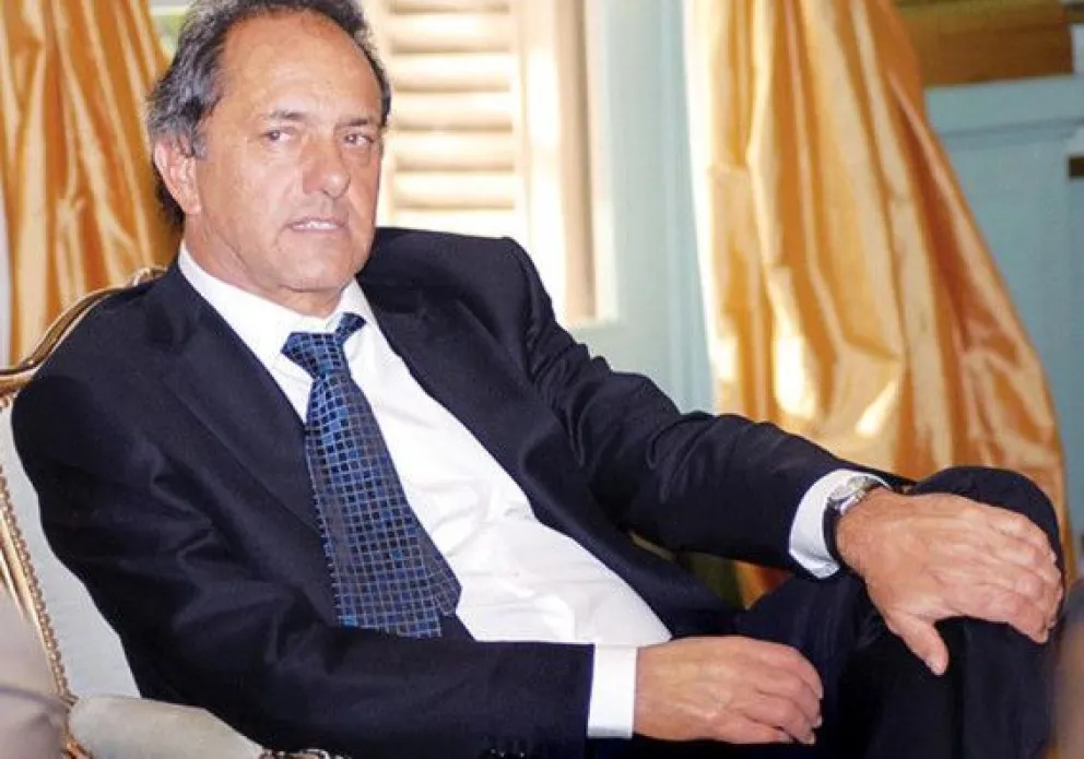 El brazo de Scioli