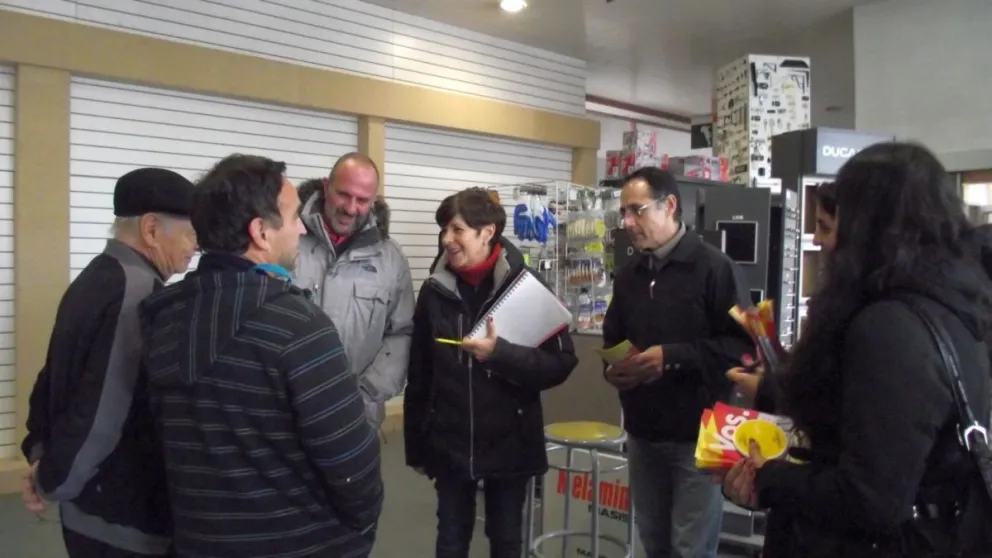 Candidatos del PRO dialogaron con comerciantes