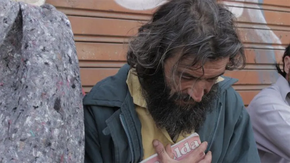 Escena del cortometraje "Una moneda"