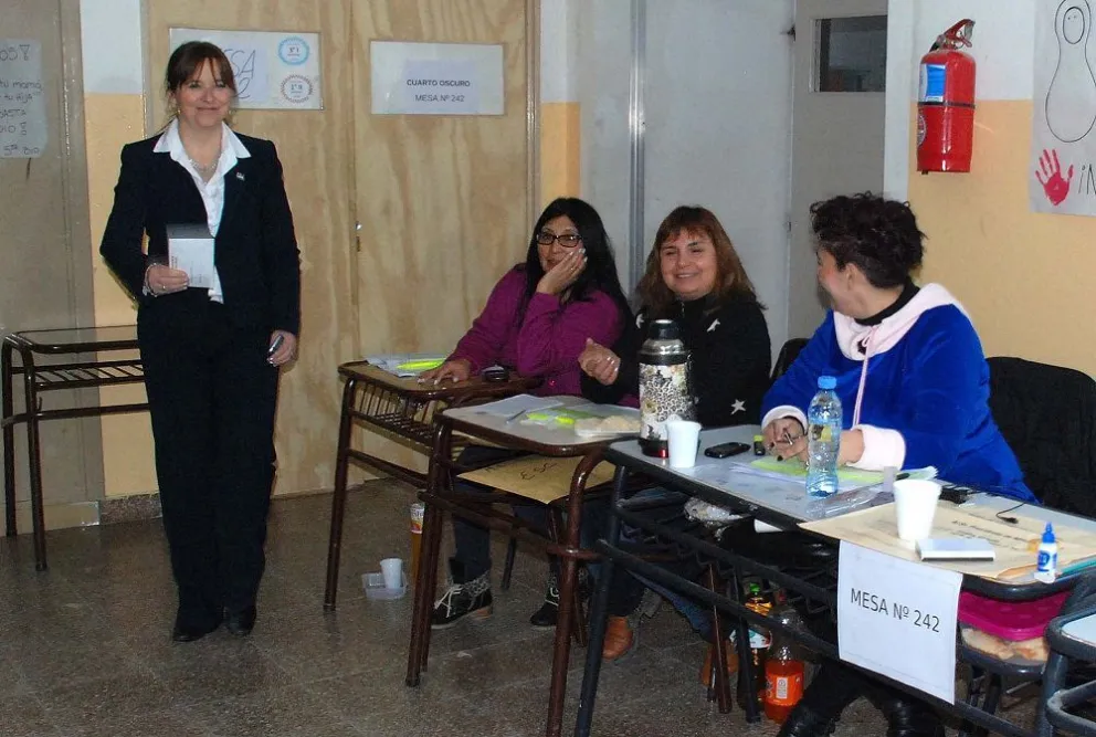 Odarda votó en Sierra Grande 
