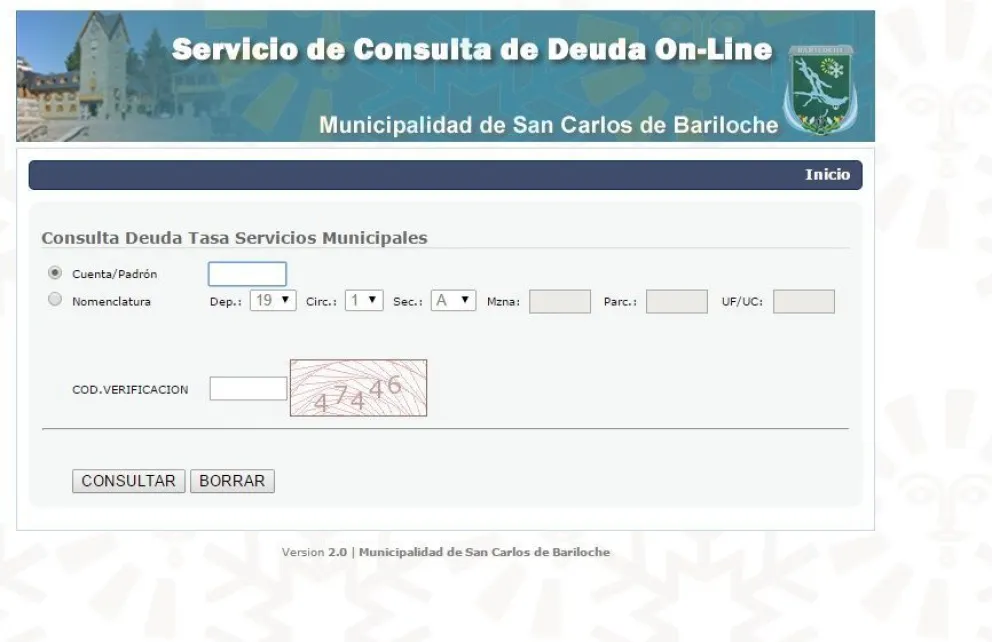 Boleta por tasas municipales ya puede bajarse de Internet