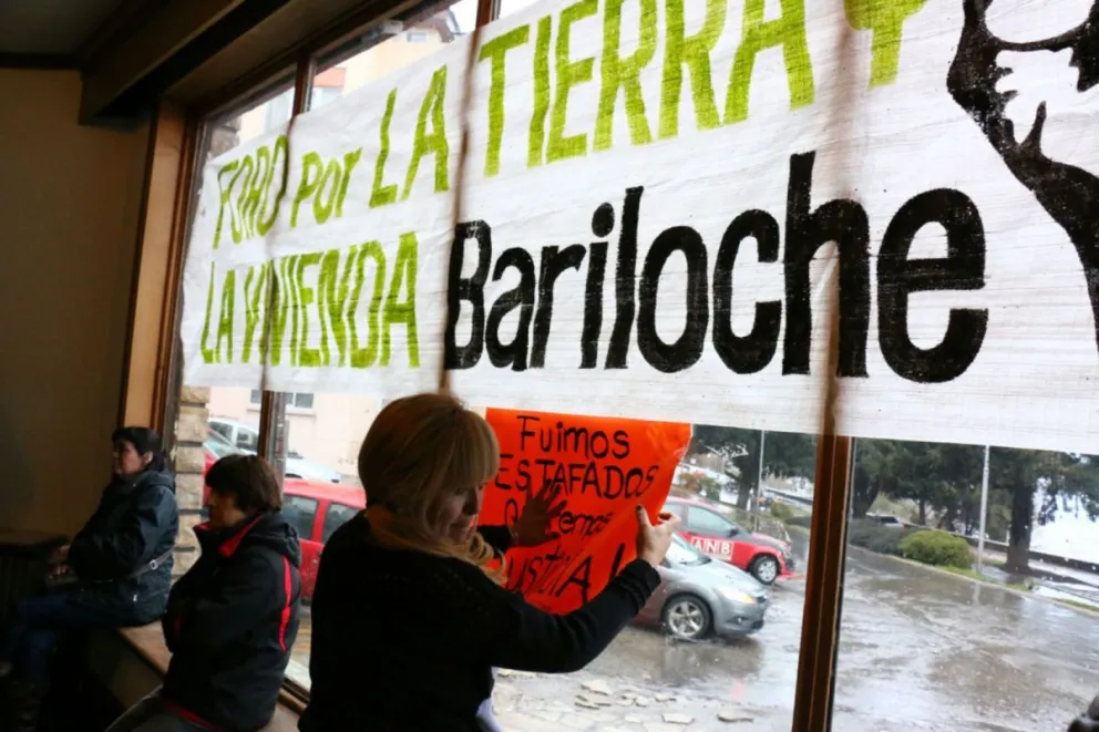Los vecinos del barrio San Juan protestaron en Tribunales en las {ultimas semanas