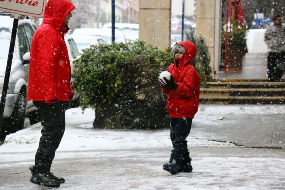 Vuelve la nieve a la ciudad.
