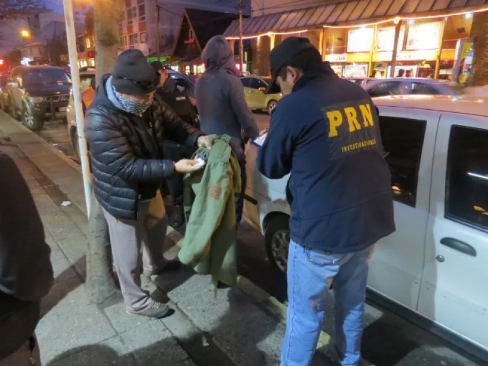 El momento de la detención.