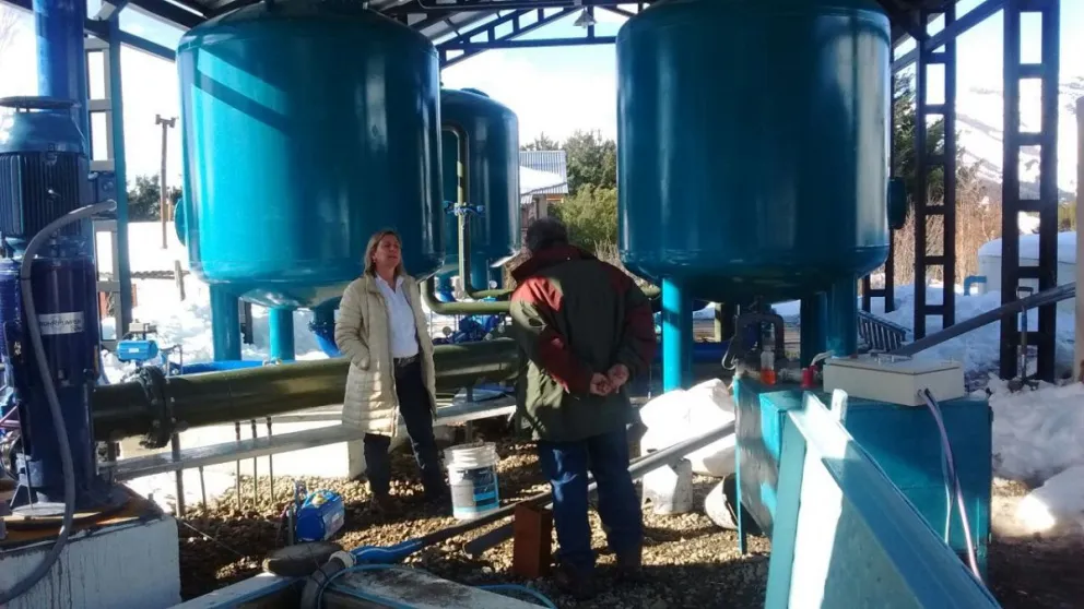 Martini recorrió las obras hoy
