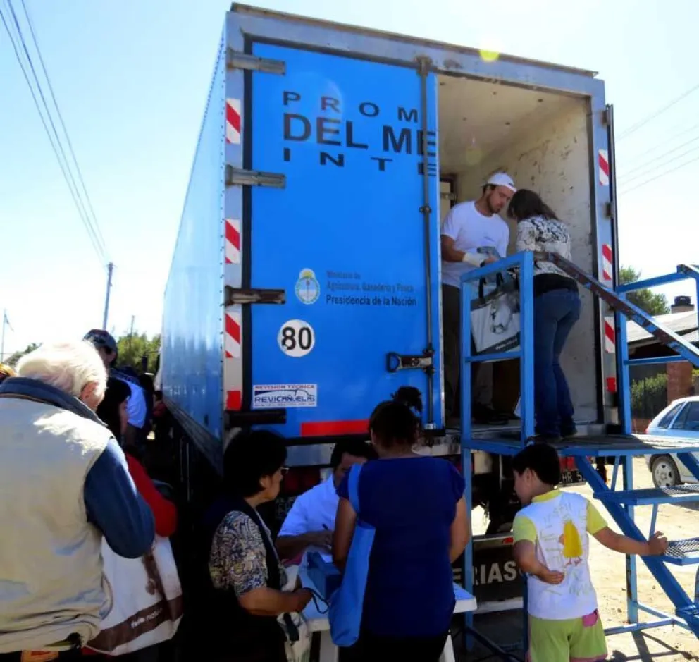 El camión venderá pescados en el cruce del kilómetro 8