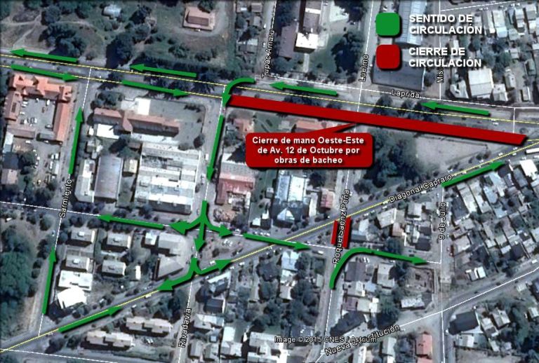 Cambian el sentido de circulación en calles por bacheo | ANBariloche