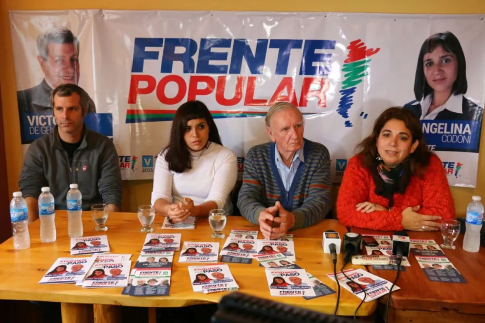 Omar "Pocho" Lehner presentó en Bariloche la lista de Frente Popular.