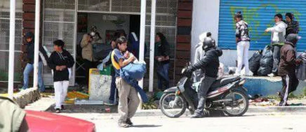 Horas de caos en diciembre de 2012