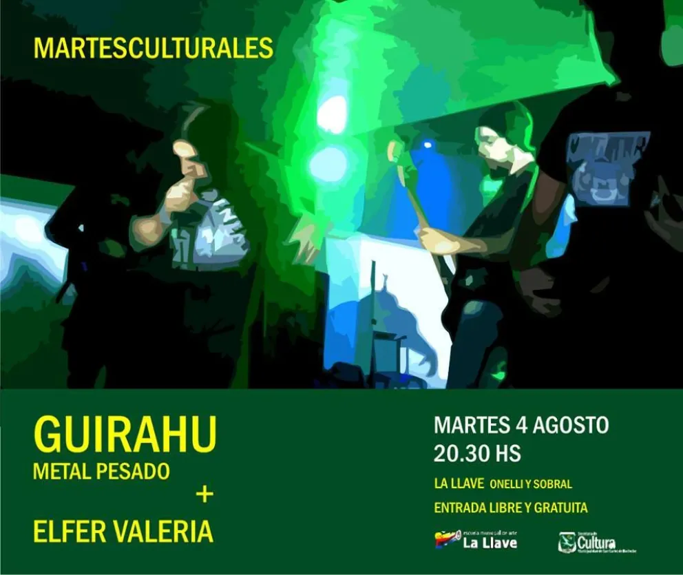 Metal pesado en Martes Culturales de La Llave