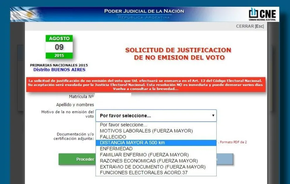 Una herramienta muy útil para los electores que no asistieron a las urnas.