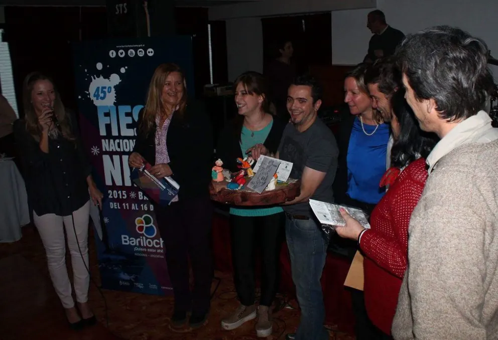 Andrea Fontana y Oscar Vilaseco, los ganadores del concurso. 