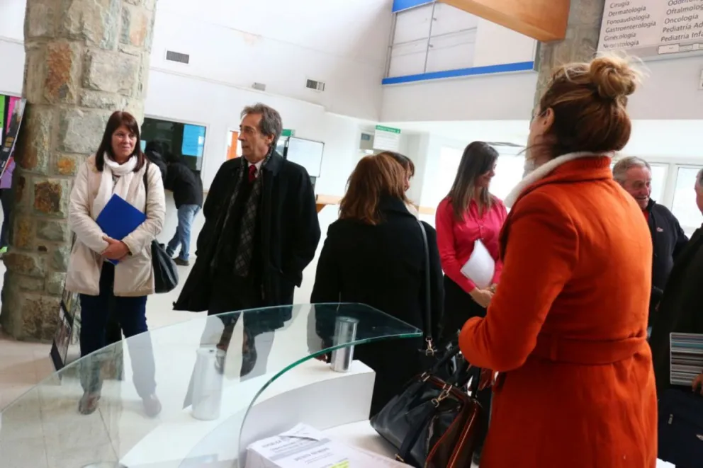 Funcionarios judiciales recorrieron distintos sectores del hospital