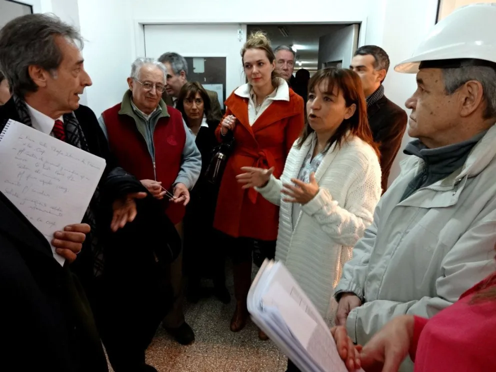 Inspección ocular al hospital Ramón Carrillo. 