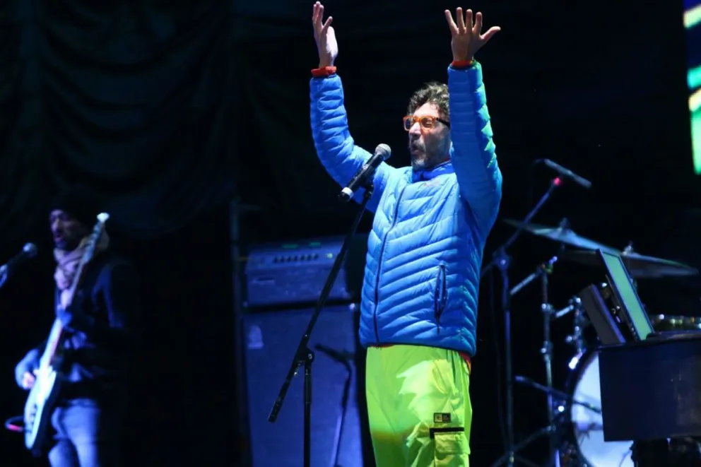 Fito se entregó al público barilochense.