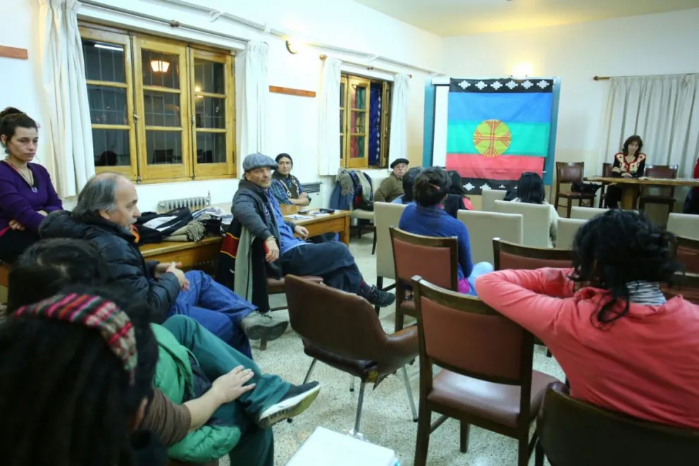 La reunión que organizó el Espacio de Articulación Mapuche y Construcción Política