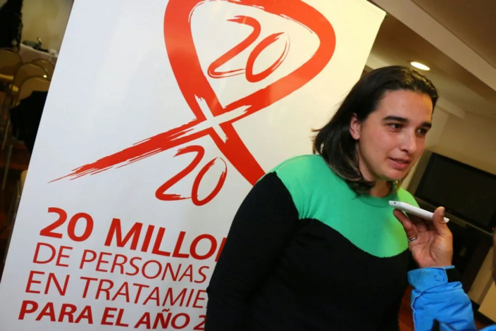 Natalia Haag, representante de AHF Argentina. 