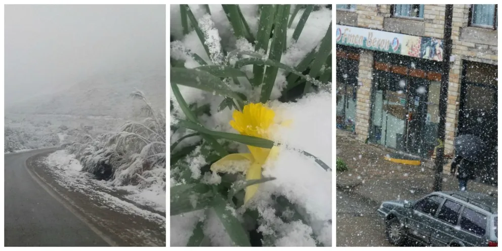 Octubre con nieve en Bariloche.