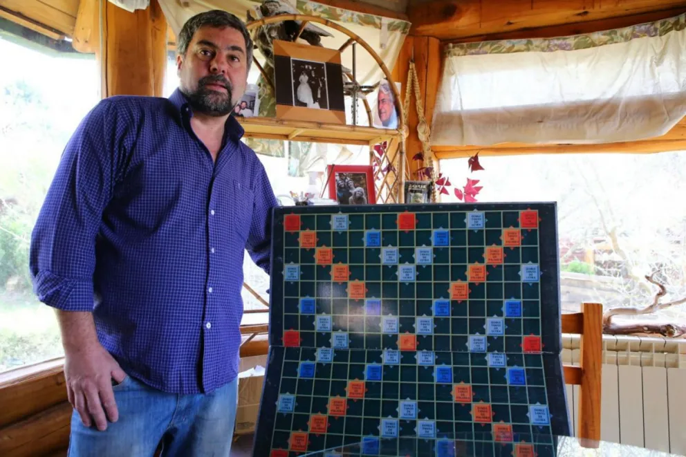 Alberto Romero, jugador de Scrabble. 