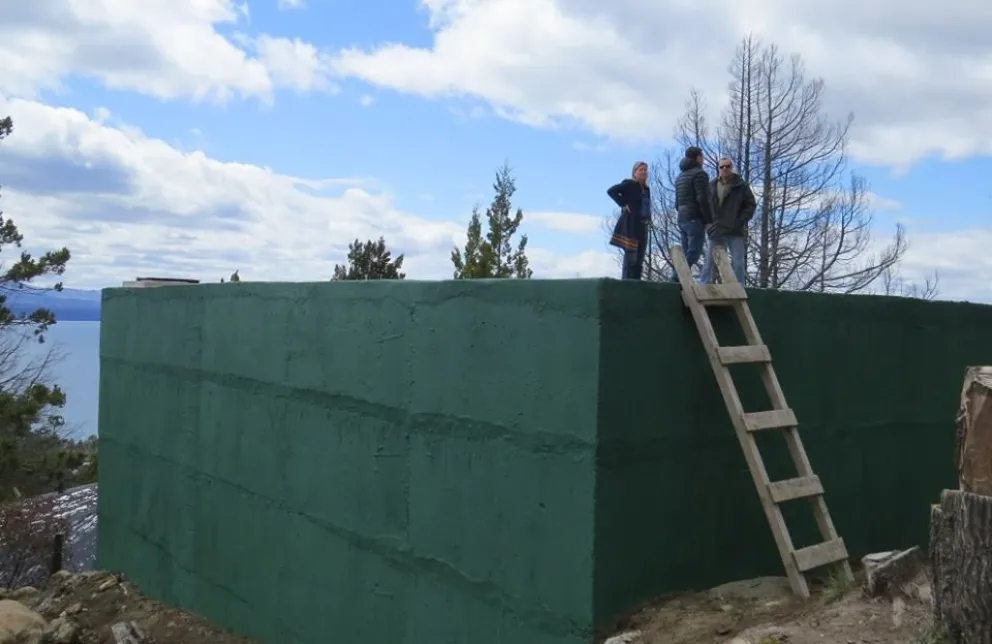 Finalizó la construcción de la cisterna de Melipal