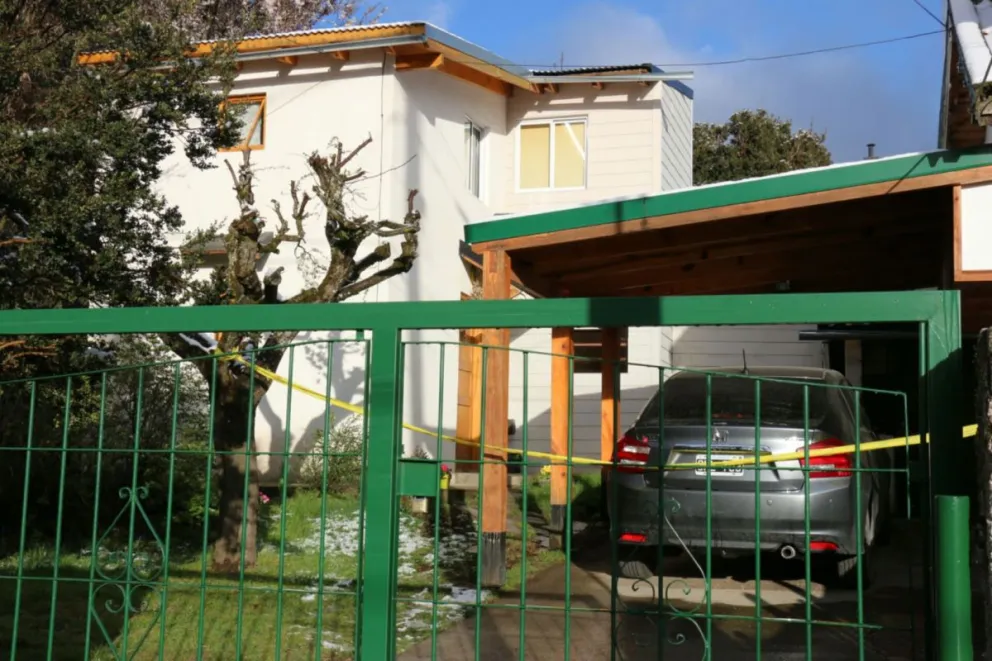 Vivienda donde asesinaron a la víctima.