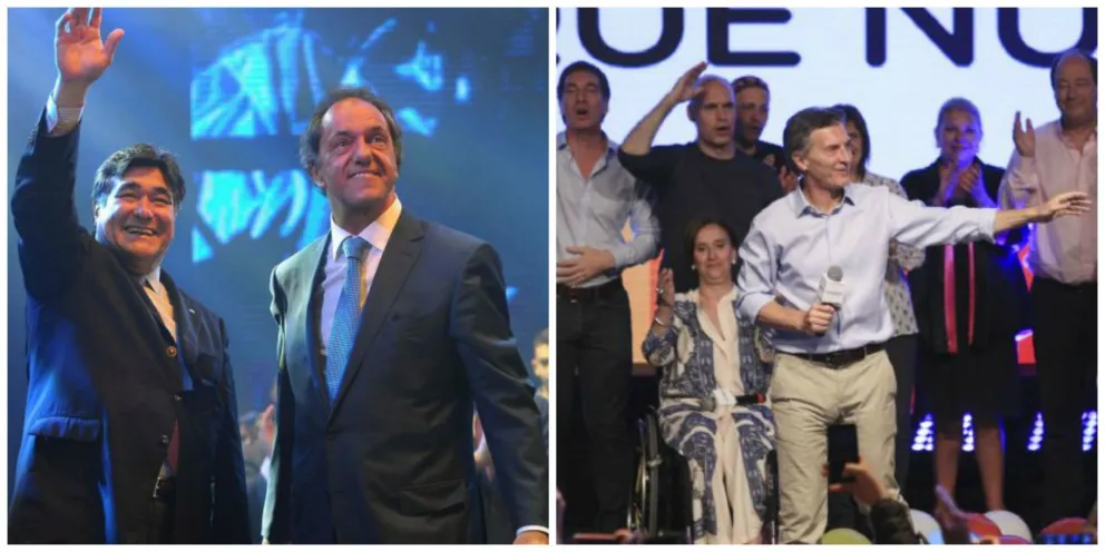 El Frente para la Victoria y Cambiemos se enfrentarán en las urnas el 22 de noviembre.