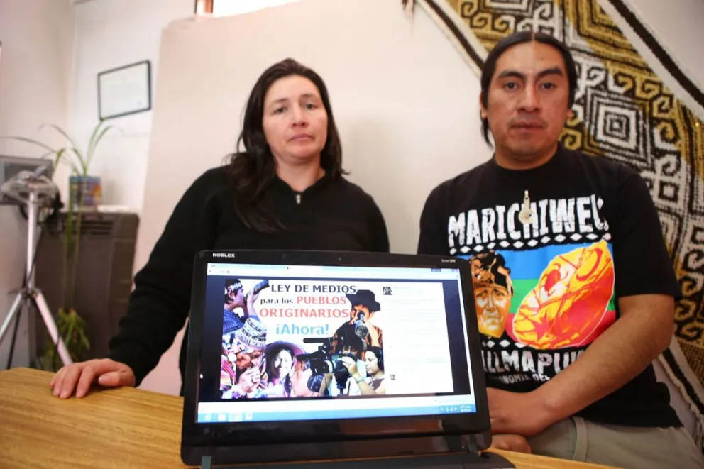 Deolinda Buenuleo y Oscar Moreno, trabajadores de Wall Kintun. 