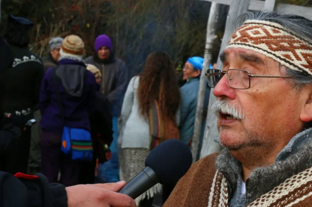 Sanmartiniano Painefil, referente del Espacio de Articulación Mapuche.
