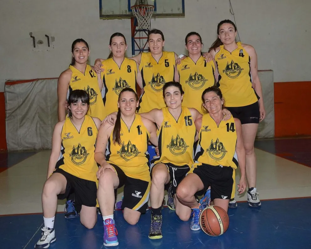 Las chicas de la Escuela Municipal de Bariloche.