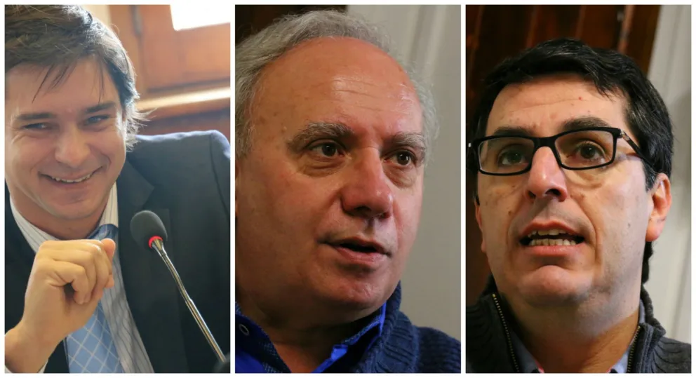 Lescano, Martín y Benítez. 