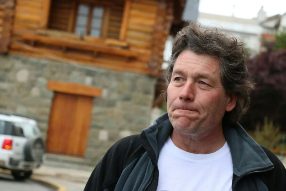 Anibal Oberlander, integrante de Bicicletas por la Vida. 