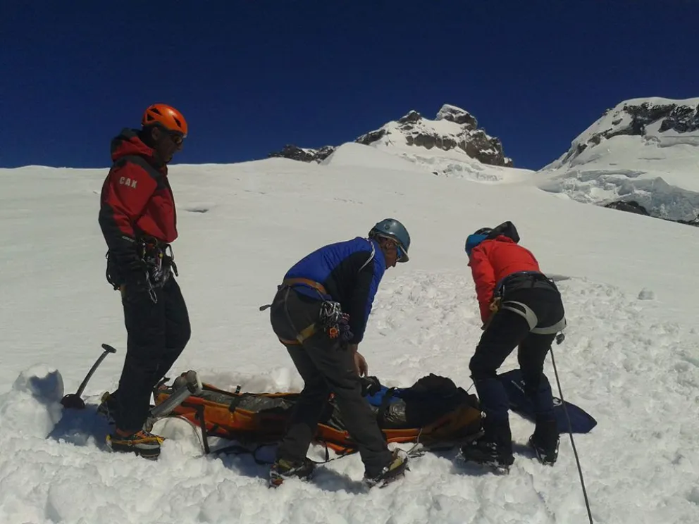 Foto: Facebook Comisión de Auxilio - Club Andino Bariloche.