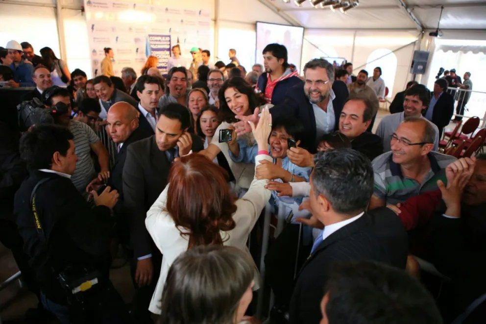 El viaje de ayer a Pilcaniyeu, fue el último del mandato de Cristina.