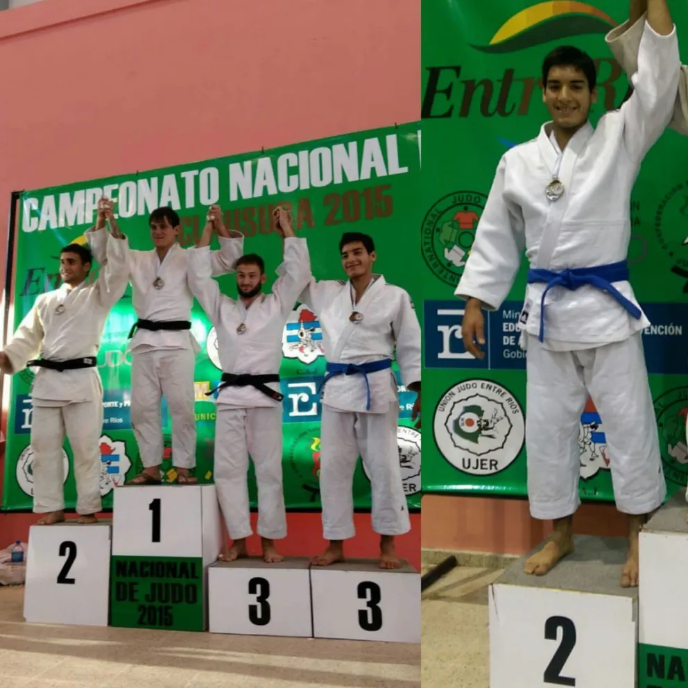 Jalil, plata y bronce en el Nacional de judo