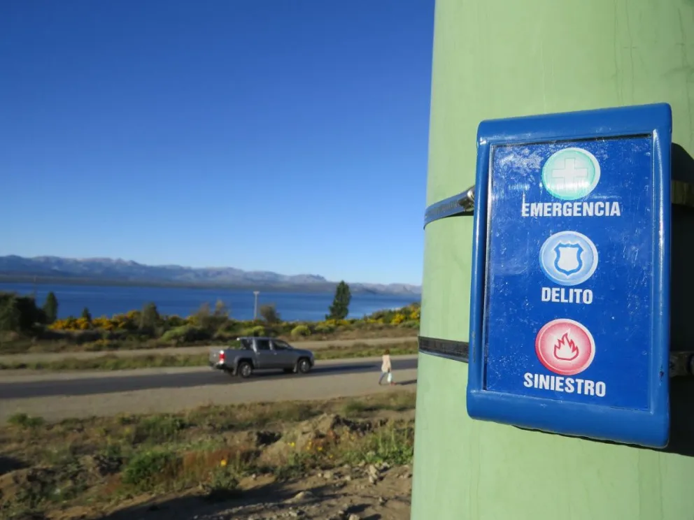 Instalaron botones antipánico en Bariloche