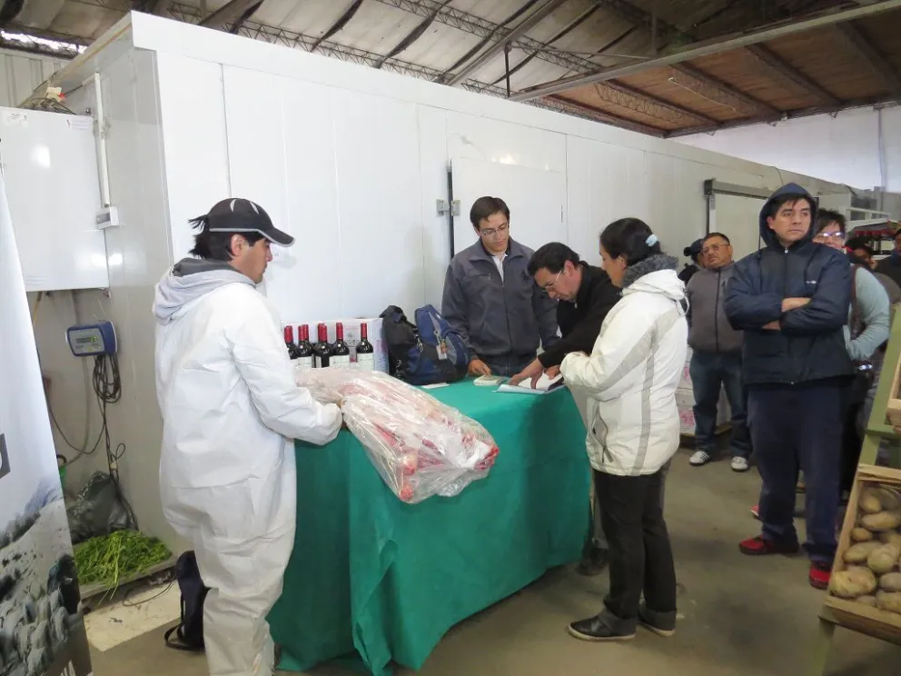 Chivos y corderos en el Mercado Comunitario