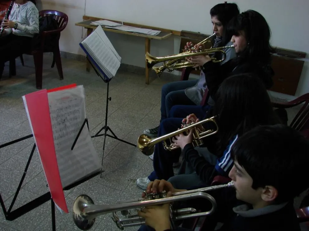 Los chicos se podrán sumar a la Banda de Vientos durante el verano.