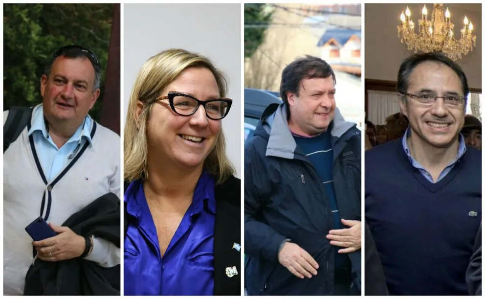 Los políticos estuvieron activos en sus cuentas de Twitter y Facebook.