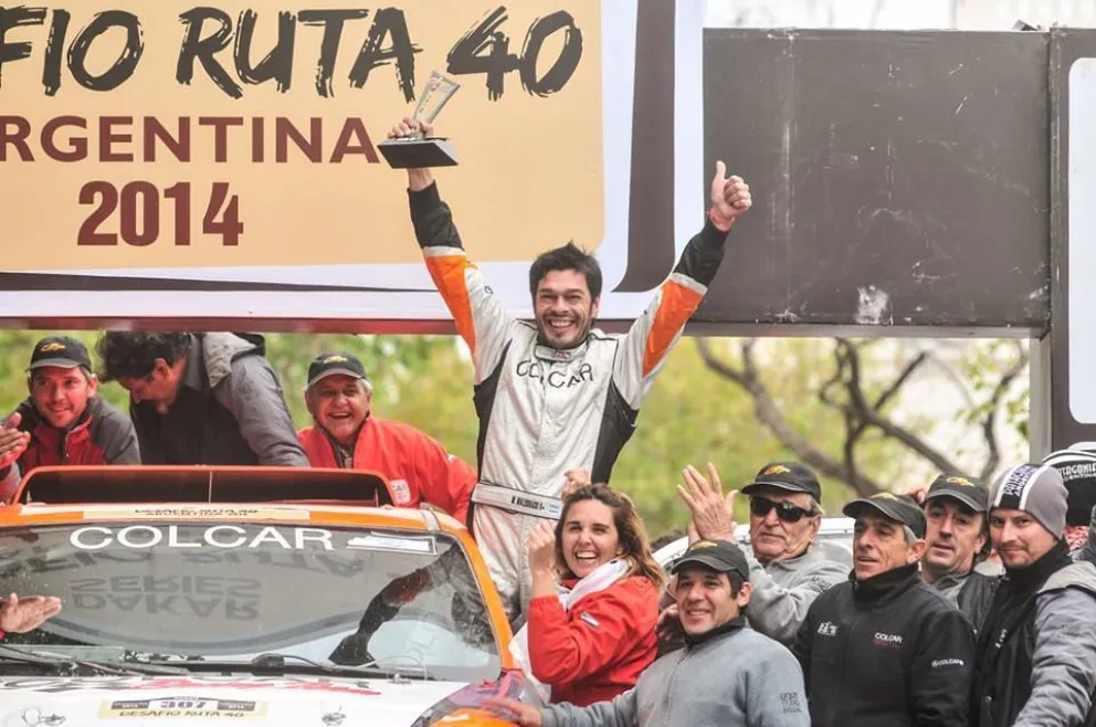 Maldonado y el Dakar no pudieron acelerar por la lluvia