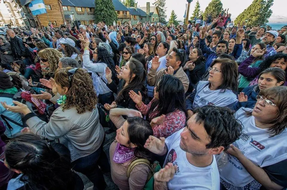 Foto: Movilizados del campo Nacional y Popular Bariloche.