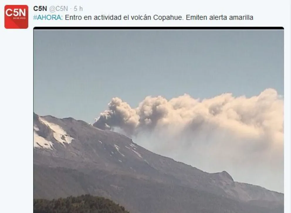 Información falsa sobre el Copahue generó preocupación en vecinos y turistas