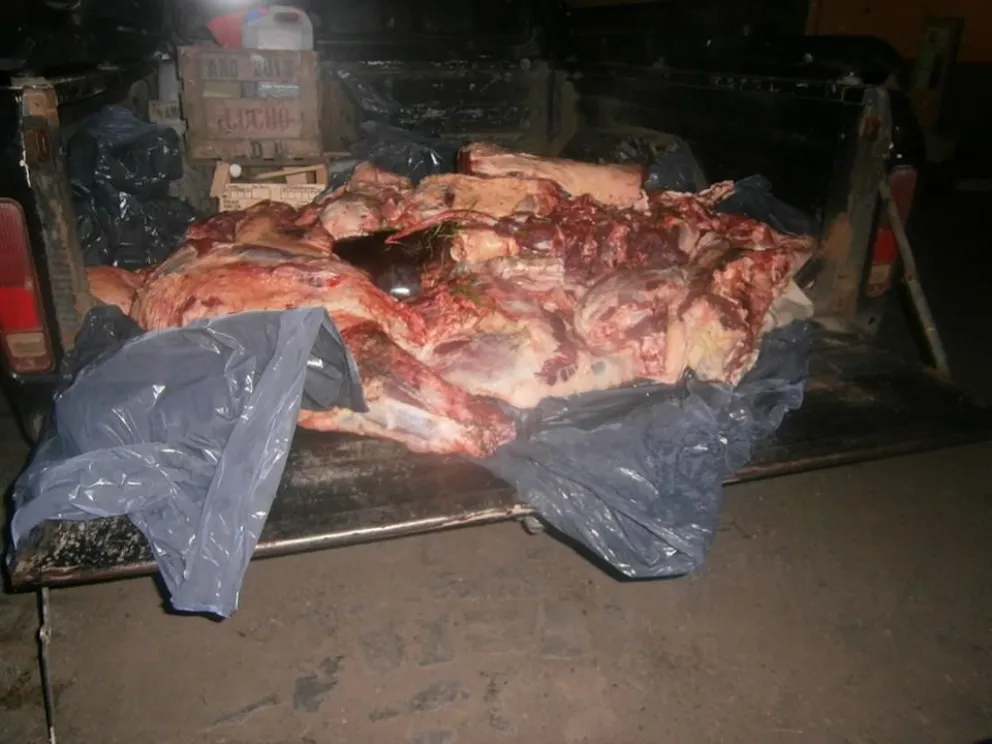 Secuestran 2.000 kilos de carne