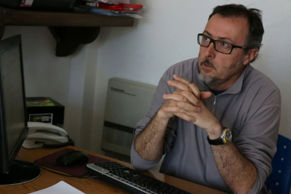 Edgardo Straini, referente de Unter Bariloche. 