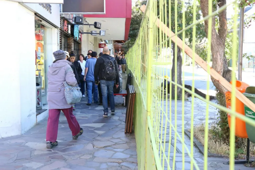 Las obras empezaron hace diez días. 
