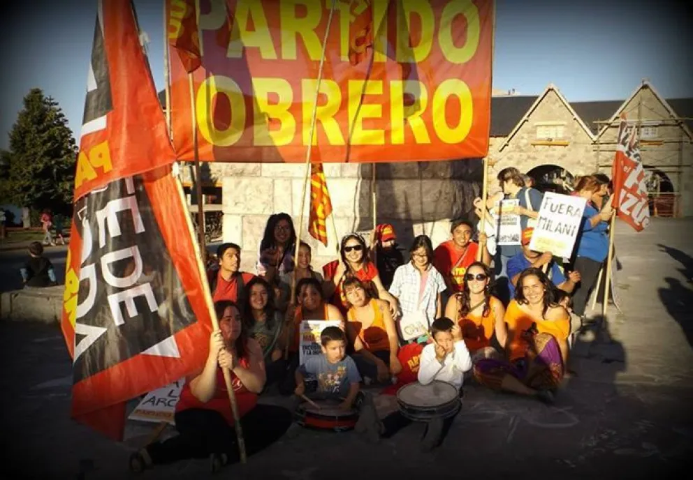 Foto Facebook Partido Obrero Bariloche. 