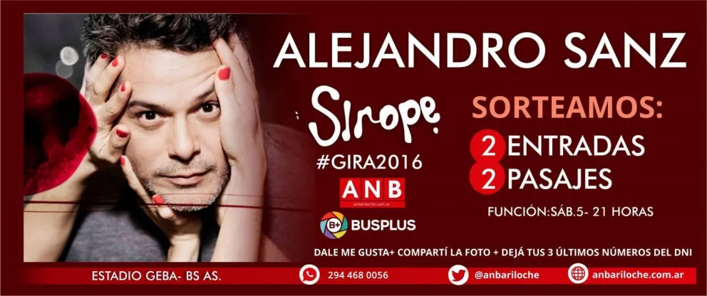 Ganate las entradas y los pasajes para ver a Alejandro Sanz en Buenos Aires