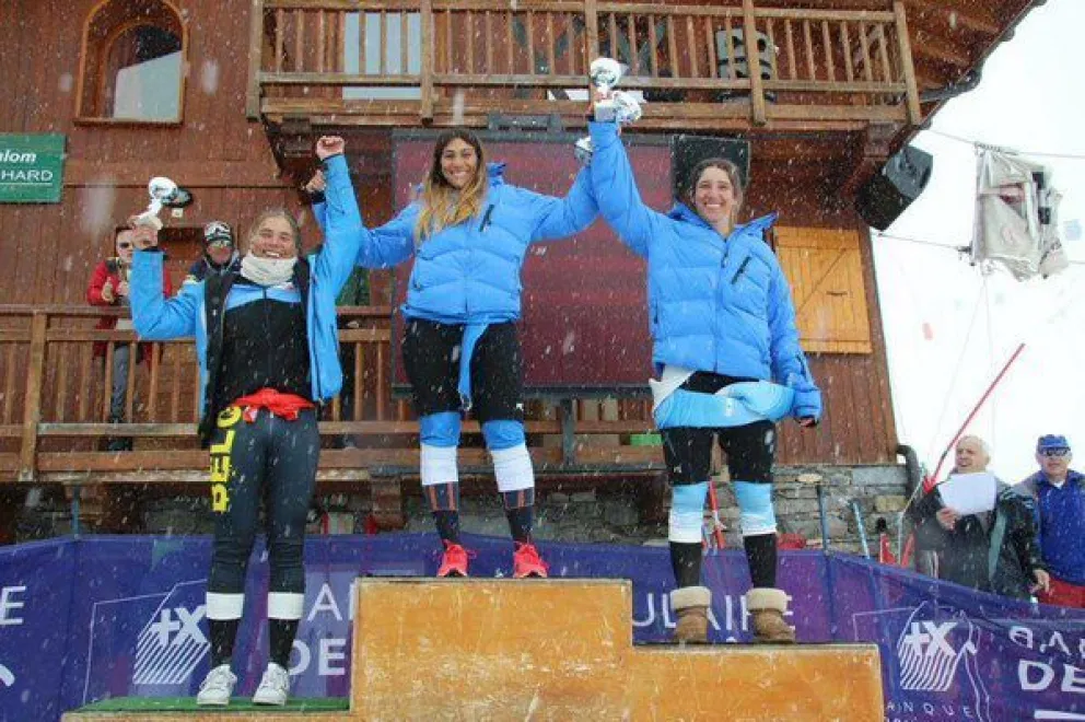 Dos barilochenses en lo más alto en Francia